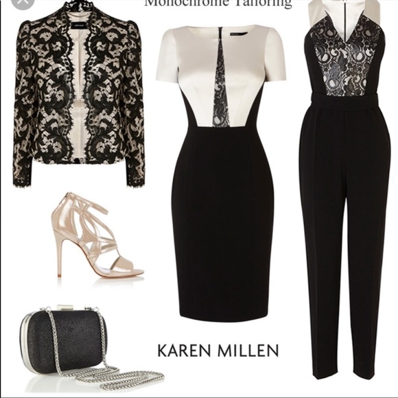 Lace Karen millen nwot jumpsuit never worn women size 6 - Picture 9 of 9